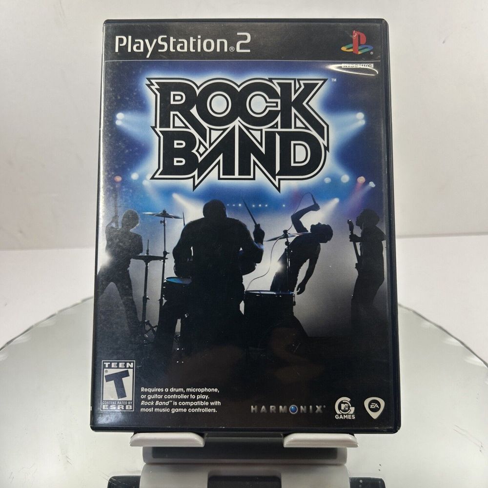 PS2 Rock Band (Sony PlayStation 2, 2007) Complete